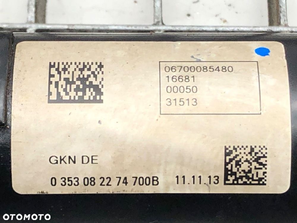 WAŁ NAPĘDOWY  MASERATI QUATTROPORTE VI 2012 - 2022 3.0 S Q4 302 kW [411 KM] benzyna 2013 - 2022 - 6