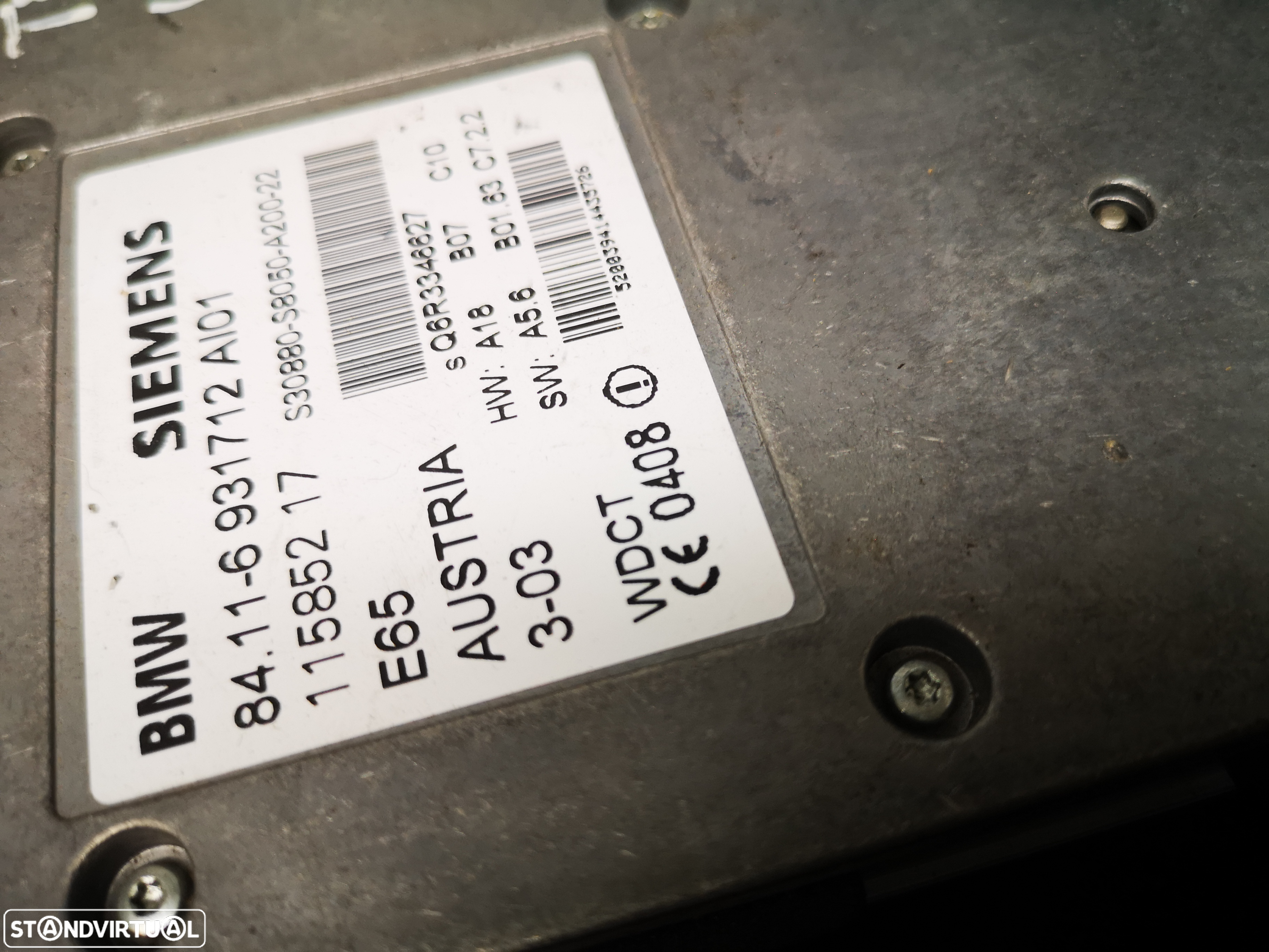CENTRALINA MODULO TELEMOVEL, BLUETOOTH BMW7 E65 E66 2002-2005 - 3