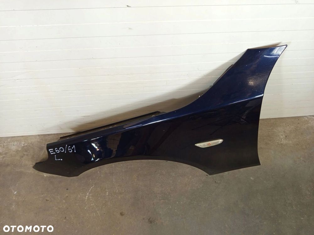 BŁOTNIK LEWY PRZÓD LEWY PRZEDNI BMW 5 E60 E61 CARBON SCHWARZ 416/9 - 2