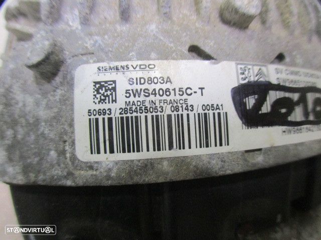 Centralina 9665100380  9661642180   5WS40615CT   CITROEN C8 2008 2.0HDI 120CV 5P PRETO SIEMENS - 4
