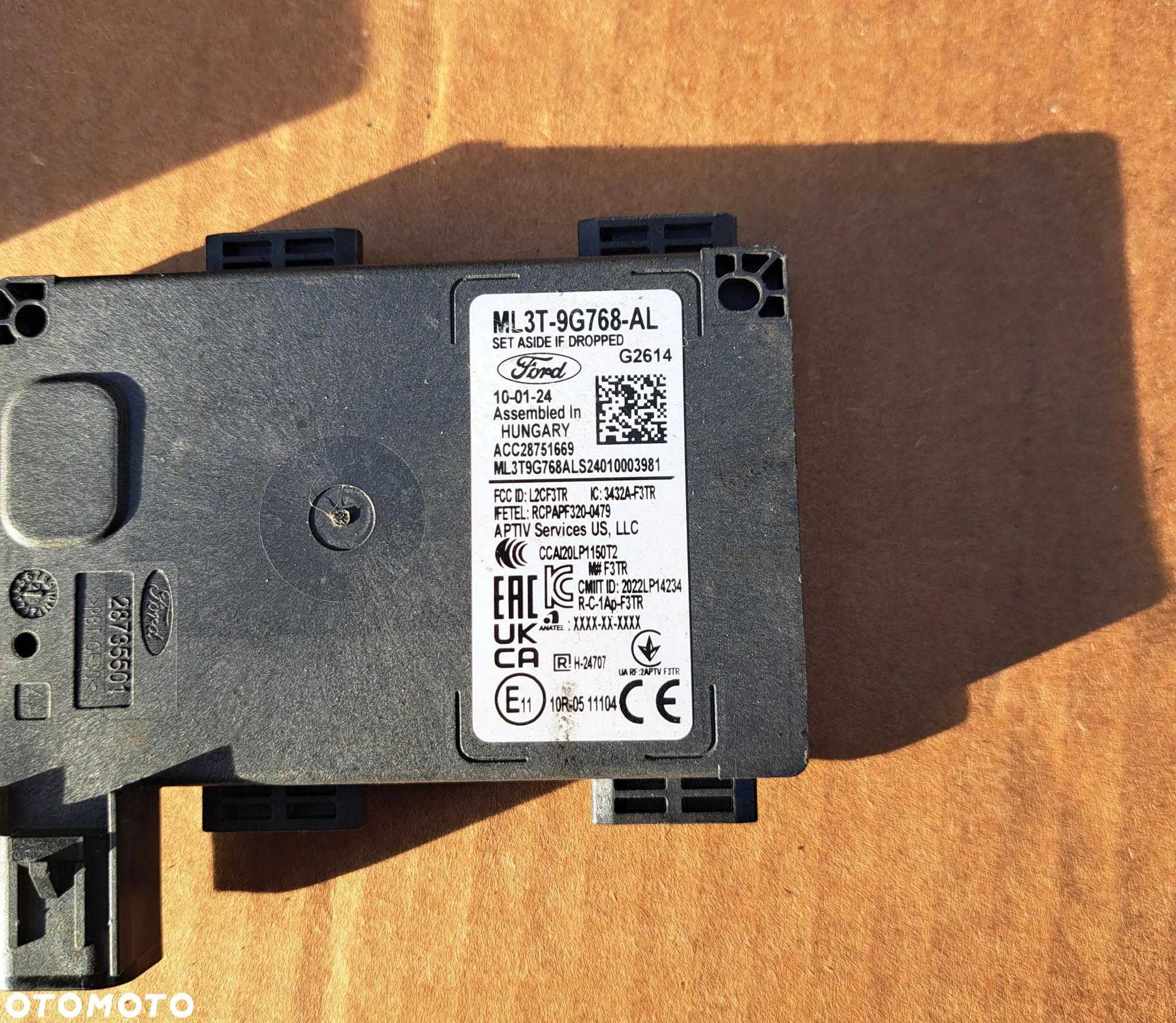 Radar Sensor Distronic ACC Ford Transit Custom II Kuga III Ranger PZ3T-14C022-AD ML3T-9G768-AL 2598574 - 6