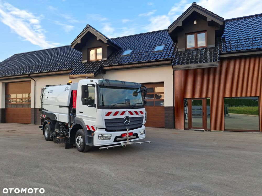 Mercedes-Benz Atego 1021 Zamiatarka Schmidt SK500 Napęd Hydrostatyczny Listwa Wysokiego Ciśnienia Karcher Szczotki Lewa Oraz Prawa Strona 3600 Mth Zamiatarka Uliczna - 1