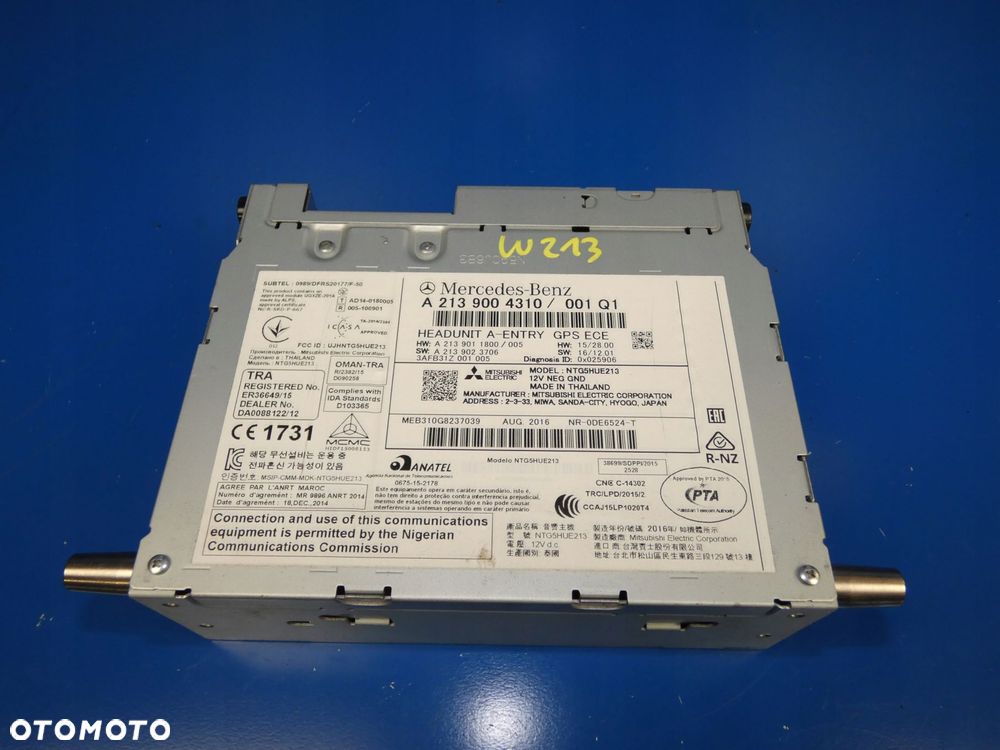 MERCEDES E W213 RADIO FABRYCZNE NAWIGACJA - 1