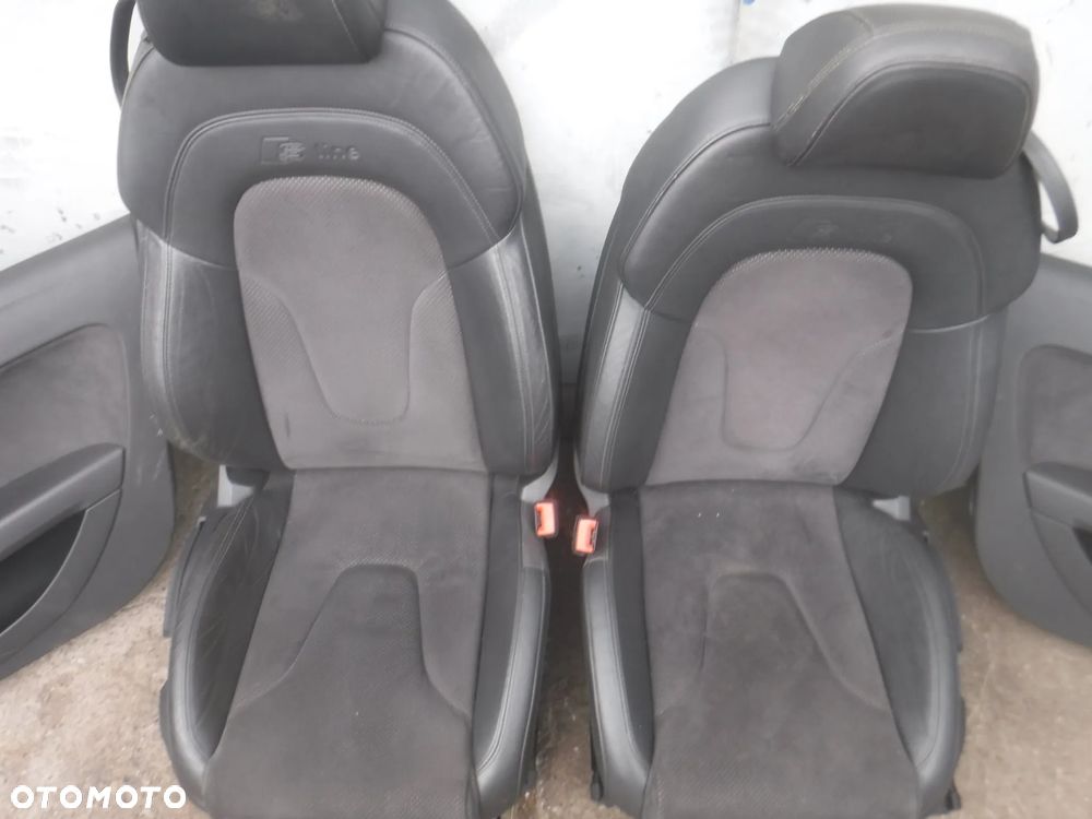 Audi TT 8J Cabrio fotele skory alcantara przod sline s line air bag - 7