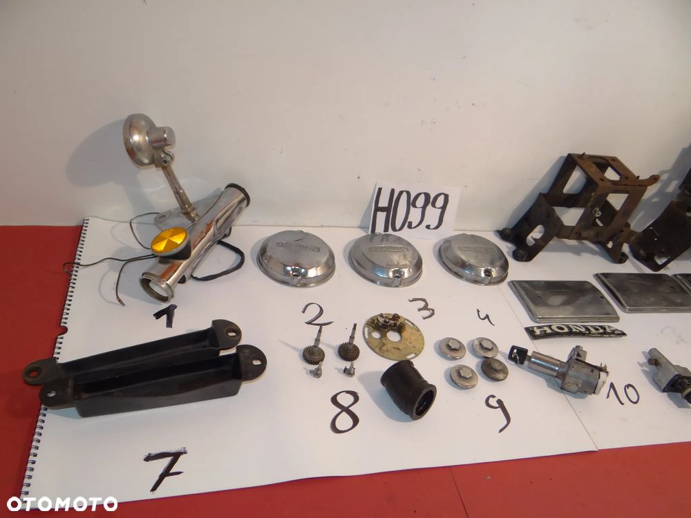 HONDA CB 750 FOUR 1969-1978 r. MOCOWANIE LAMPY POKRYWA STACYJKA INNE CZĘŚCI H099 - 2