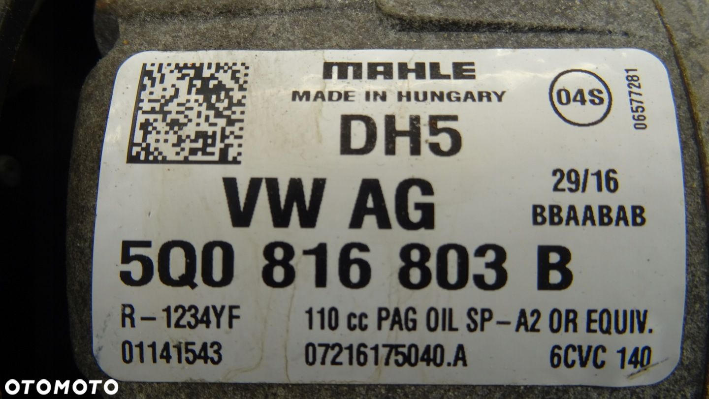 SPRĘŻARKA KLIMATYZACJI TIGUAN 5NA 5Q0816803B - 4
