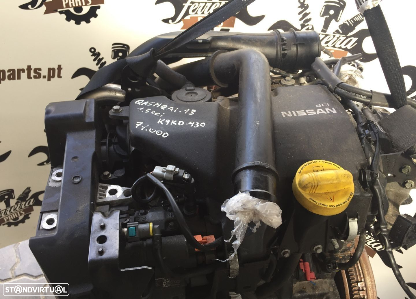 Motor Nissan Qashqai 1.5DCI REF: K9K430/K9KD430 - 5