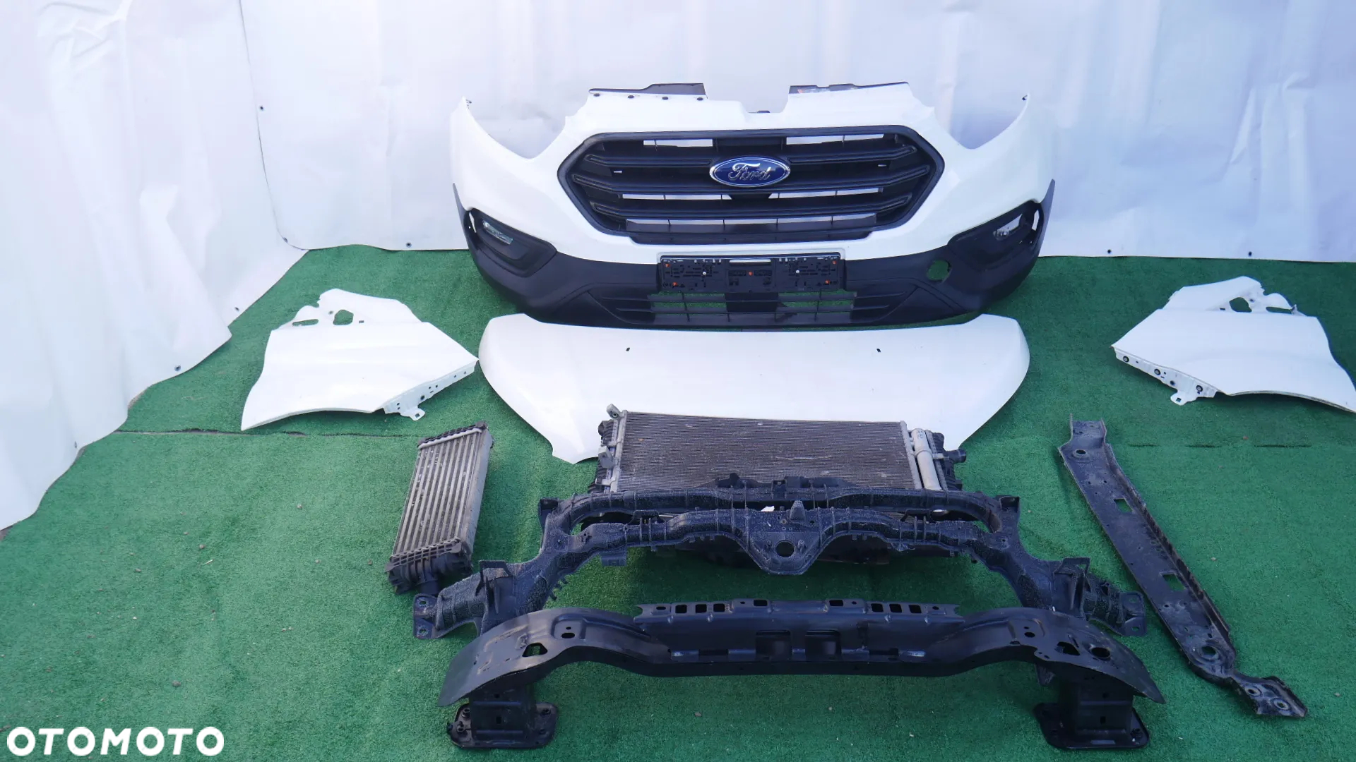 FORD TRANSIT CUSTOM LIFT PRZÓD MASKA ZDERZAK PAS BŁOTNIKI BELKA CHŁODNICE - 3