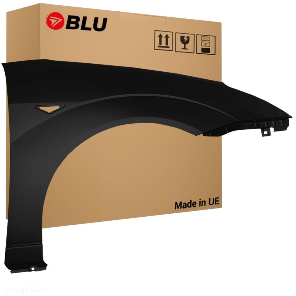 BLU Błotnik FORD FOCUS MK1 prawy przód 1998-2004 przód ocynk surowy do lakierowania - 1
