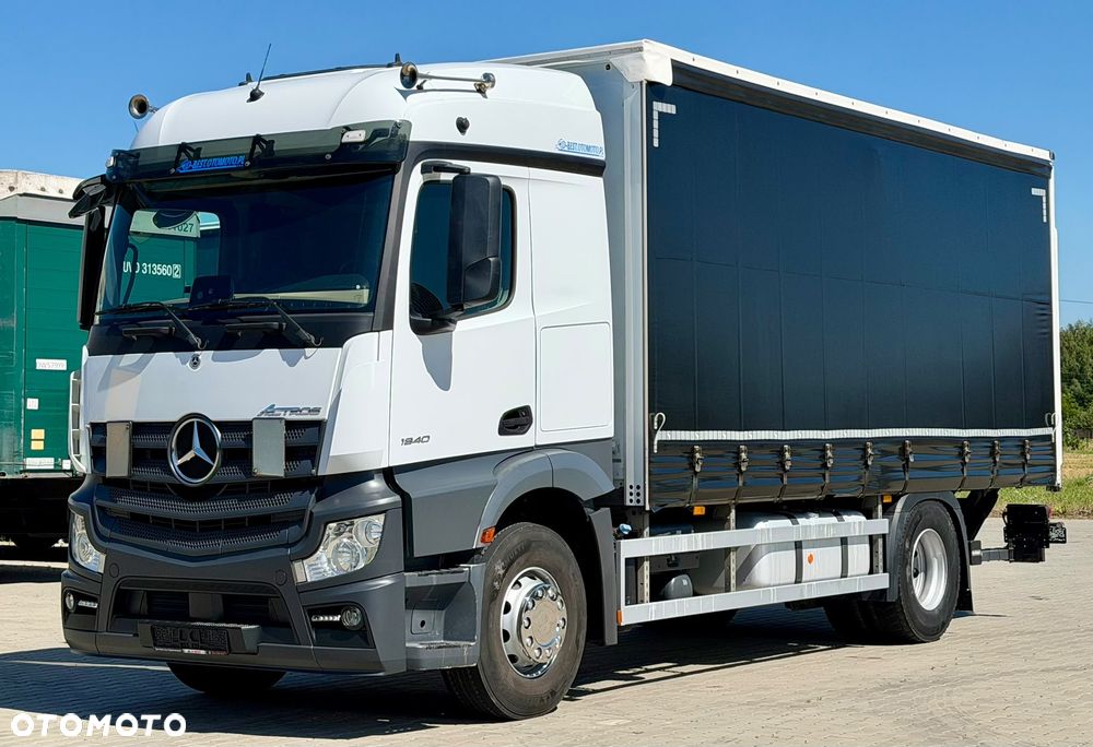 Mercedes-Benz ACTROS 1840 / FIRANKA / WINDA / 15 EUROPALET / 6.2 M DŁUGOŚCI / AUTOMAT / SYPIALKA / 10.2019 ROK / Z NIEMIEC - 1