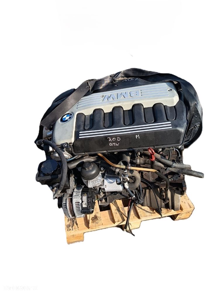 SILNIK KOMPLETNY 3,0D BMW M57 Żeliwny Blok Gwarancja - 1