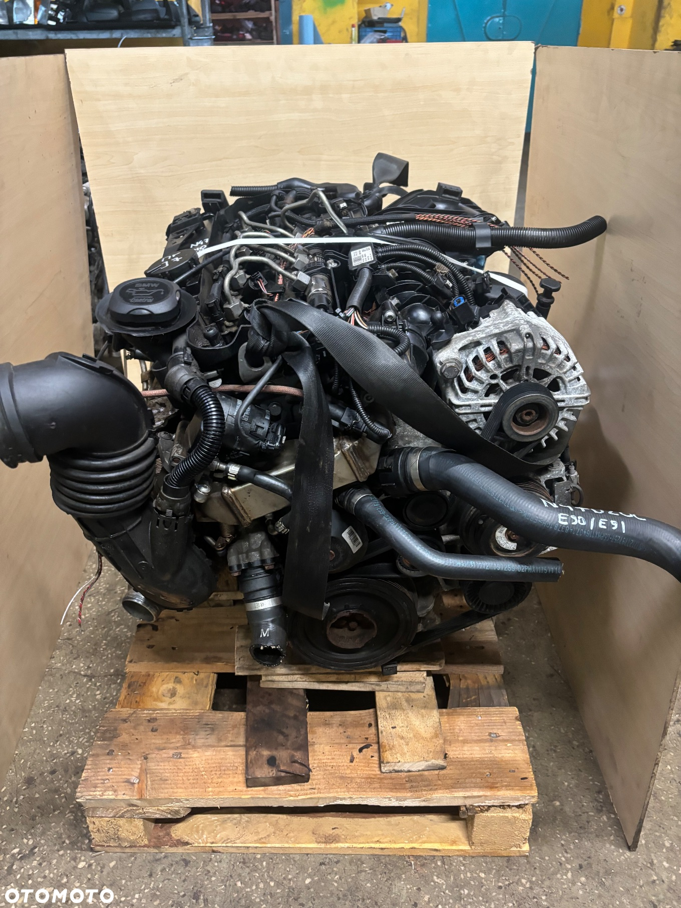 Silnik kompletny slupek N47D20C n47 1 2.0D BMW e90 E91 - 2