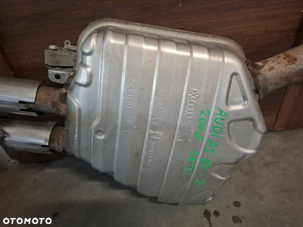 Wydech tłumik Audi A4 B8 A5 8T 2009 rok 1,8TSI nr 8K0253611AH - 3