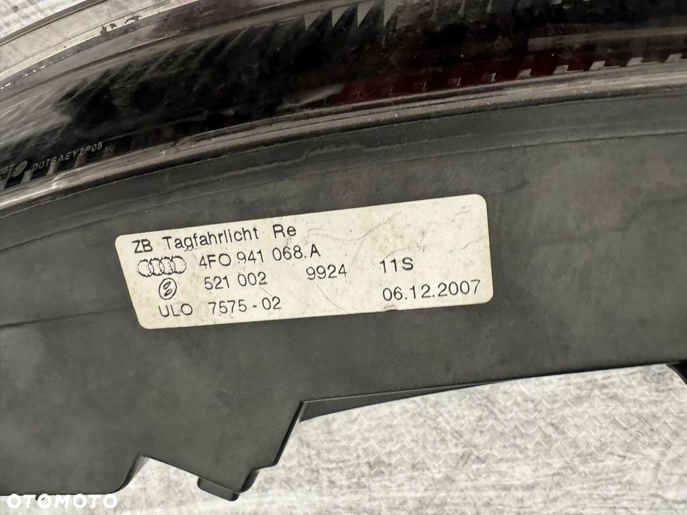 Audi S6 C6 4F lampa światła dzienne DRL - 6