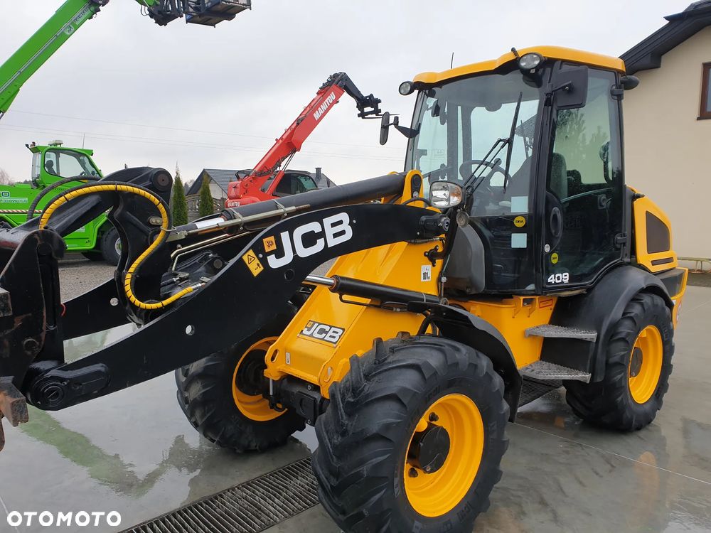 JCB 409 AGRI 40 KM/H WIDLY/ŁYŻKA SPROWADZONA SUPER STAN - 3