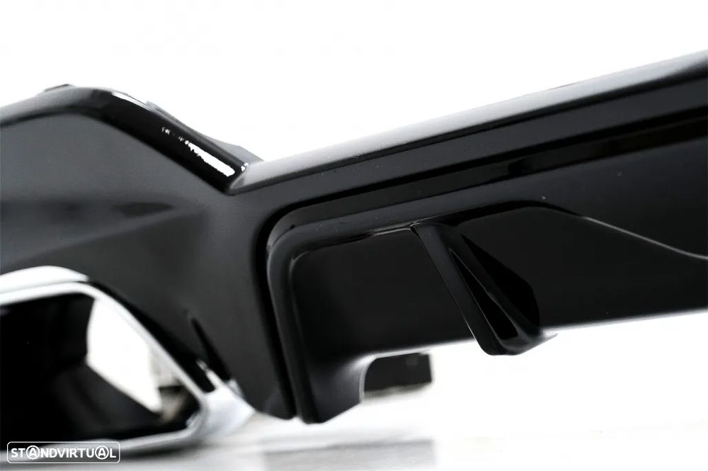 Difusor com Ponteiras Bmw Série 3 G20 G28 G21 (2018 a 2022) Look M340i M - 10