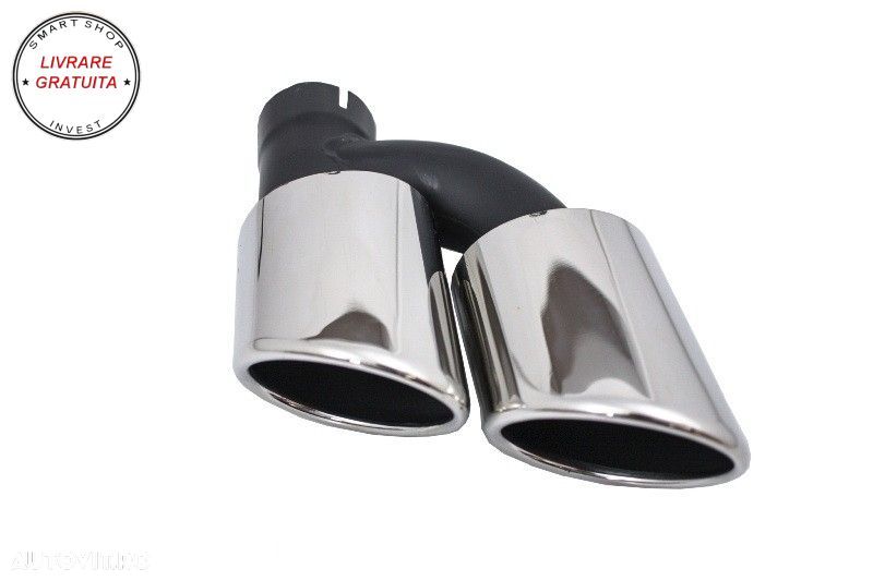 Difuzor Bara Spate si Ornamente toba AUDI A4 B8 Facelift Sedan/Avant (2012-2015) c- livrare gratuita - 7