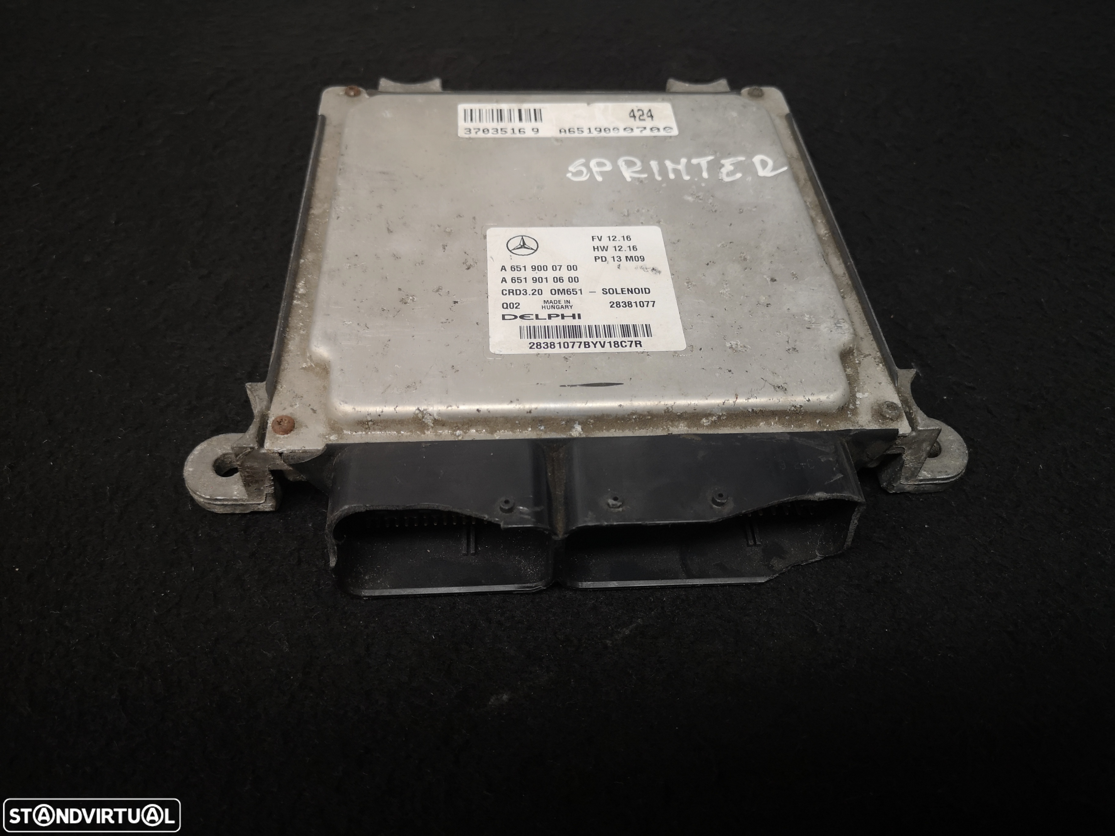 Centralina de motor Mercedes w906 sprinter a651 2010-2013 - 4