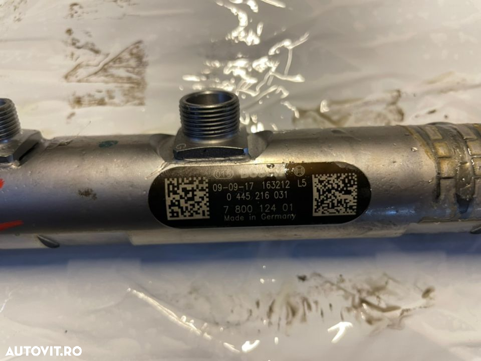 kit injectie bmw N57D30A 245 Hp seria 730d F01 2008-2012 530d F10 kitul conține 6 injectoare 1 pompa de înaltă presiune 1 rampa de injectie x6 e71 X5 e70 euro 5 Gt f07 - 9