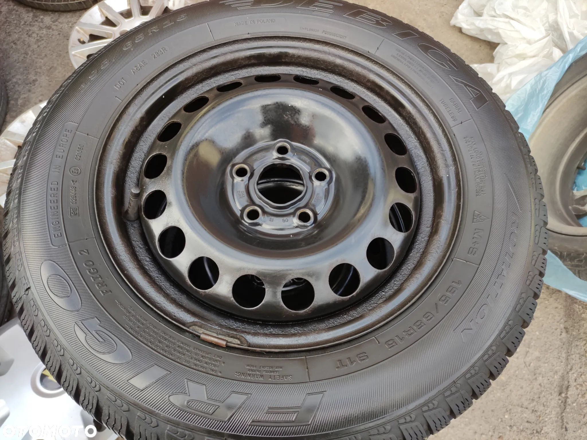 5x105 Felgi Stalowe Stal 15 Koła Zimowe zima OPEL ASTRA K V 5 CHEVROLET AVEO II 2 T300 CRUZE II 2  Legnica ALU-RAD 195/65 7mm - 1