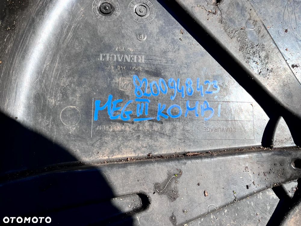 RENAULT MEGANE III KOMBI WANNA BAGAŻNIKA PODŁOGA 8200948423 - 2