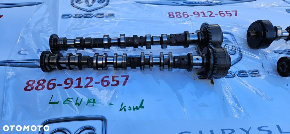 Chrysler Pacifica 2016- 3.6 V6 Wałek głowicy lewej Wałki głowicy Wanos Wariator 05047785AE 05048043AC - 2