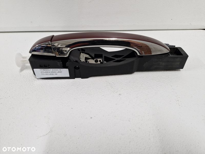 renault scenic 4 iv klamka zewnętrzna drzwi lewy tył lewa tylna keyless - 4