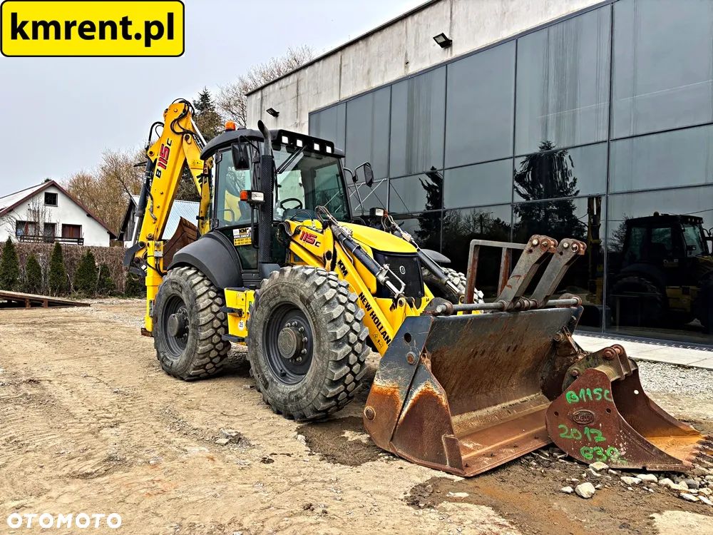 New Holland B 115 C KOPARKO-ŁADOWARKA 2017r. MTH: 3610 | jcb 3cx 4CX 5CX CAT 444 434 CASE 695 590 komatsu 97 - 8