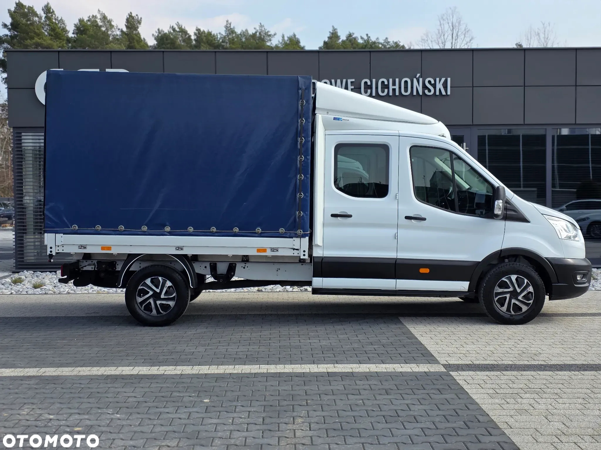 Ford Transit DOKA Dubel Kabina 350 2.0 EcoBlue 7 Osobowy BEZWYPADKOWY  z Polskiego Salonu SERWISOWANY Bardzo ładny Egzemplarz , Pełna Faktura Vat 23% - 9