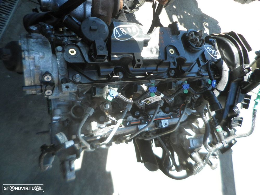 Motor BHY BH02 PEUGEOT 2008 1 A94F FASE 2 2016 1.6HDI 100CV 5P PRETO - 5