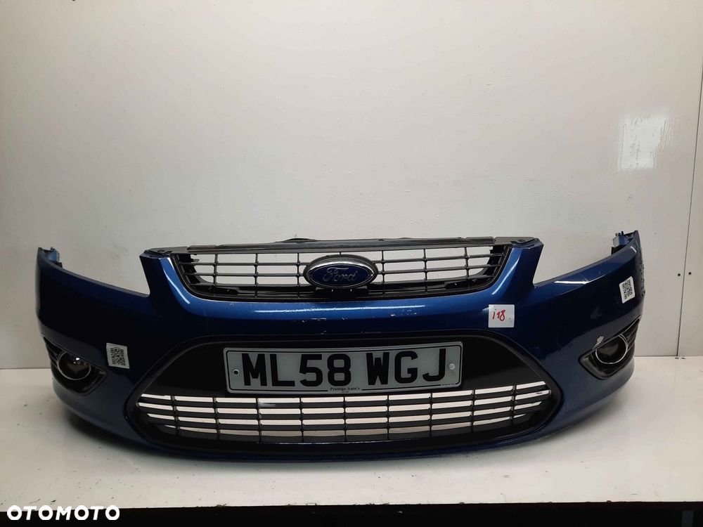 } ZDERZAK PRZÓD PRZEDNI FORD FOCUS MK.2 2 II LIFT FL 36 NIEBIESKI HALOGENY - 1