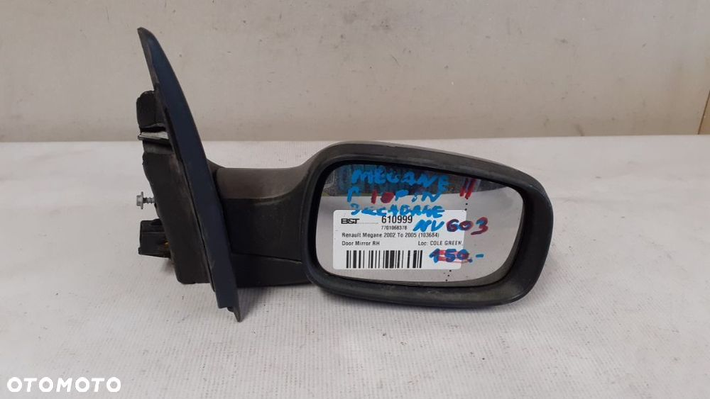 LUSTERKO ELEKTRYCZNE PRAWE RENAULT MEGANE II SKŁADANE ELEKTRYCZNIE NV603 10 PIN - 2