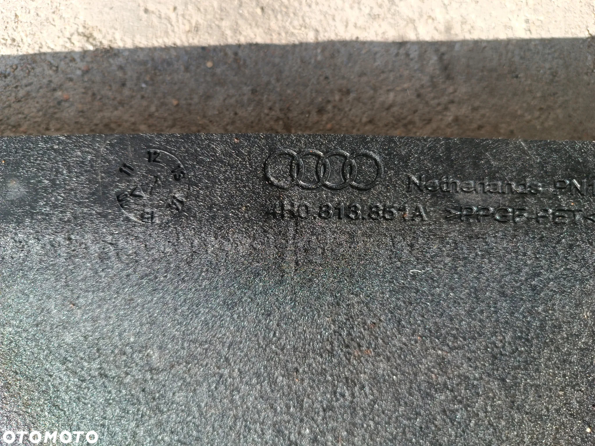 4H0813851A OSŁONA PODWOZIA DŹWIĘKOCHŁONNA AUDI A8 - 3