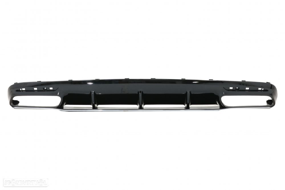 Difusor com Ponteiras Mercedes S C217 Coupé (2014 a 2020) Look S63 - 2