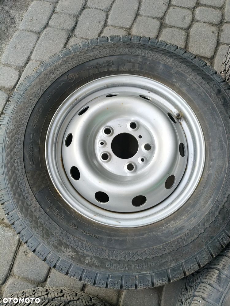 Koła zimowe Fiat Ducato - 5x130 - 225/75R16C Continental + Kolpaki - 11