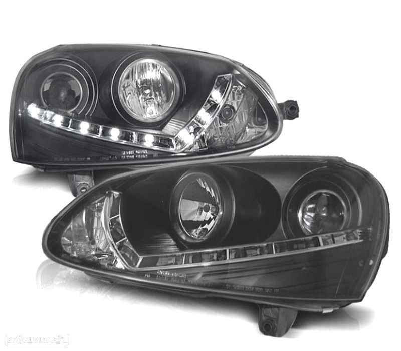 FARÓIS VOLKSWAGEN VW GOLF 5 XENON LUZ DIURNA - 1