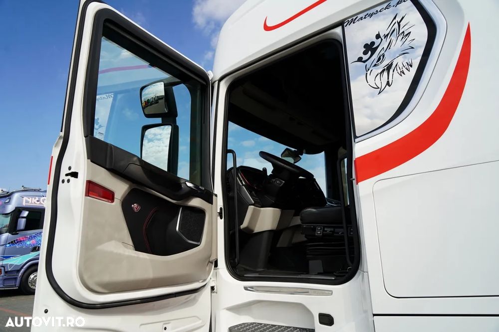 Scania S 580 / V8 / RETARDER / I-PARK COOL / FULL AIRMATIC / JANTE DIN ALIAJ / PIELE / ANVELOPE 100% / - 23