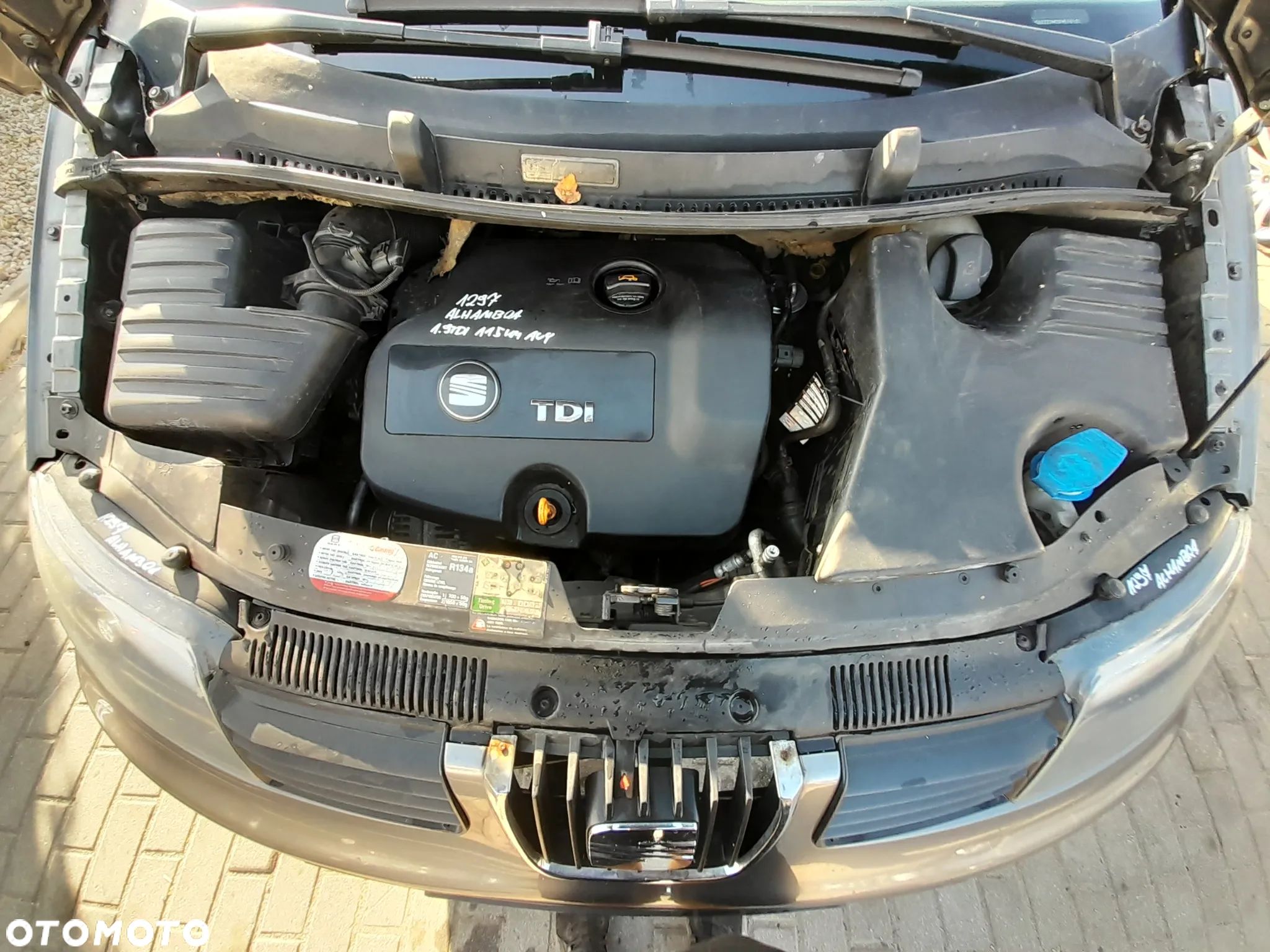 VW SHARAN SILNIK 1.9 TDI 115KM OZNACZENIE: AUY - 1