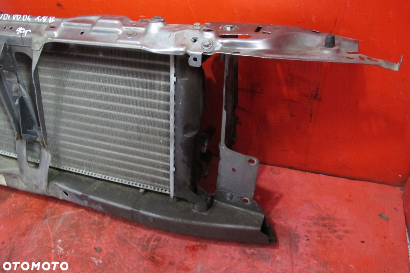 AUDI 80 B3 86-91 1.8 B JN LY7P PAS PRZEDNI WZMOCNIENIE CHŁODNICA WENTYLATOR - 3