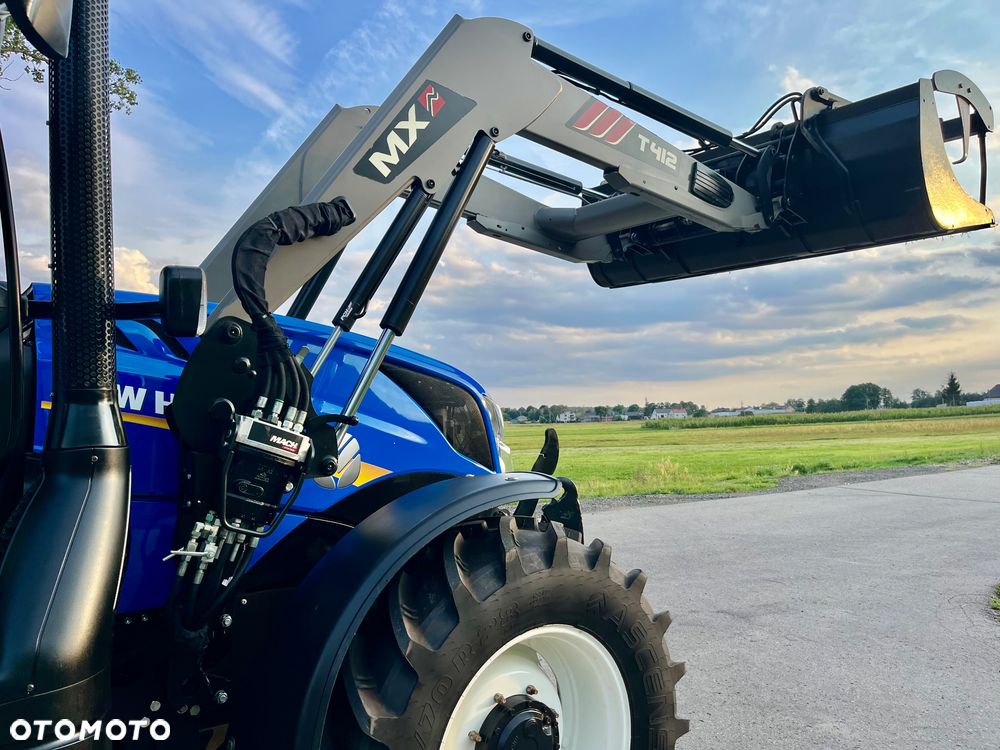 New Holland T6.125s 2019r. //STAN PERFEKCYJNY//ładowacz czołowy MX 412 łyżko krokodyl tur tuz nie t7.165 - 20