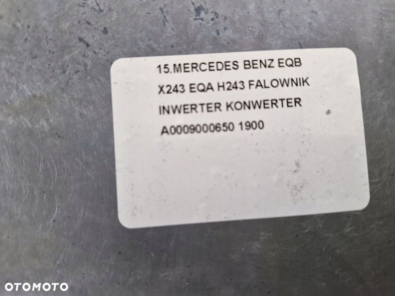 MERCEDES BENZ EQB X243 EQA H243 FALOWNIK INWERTER KONWERTER - 5