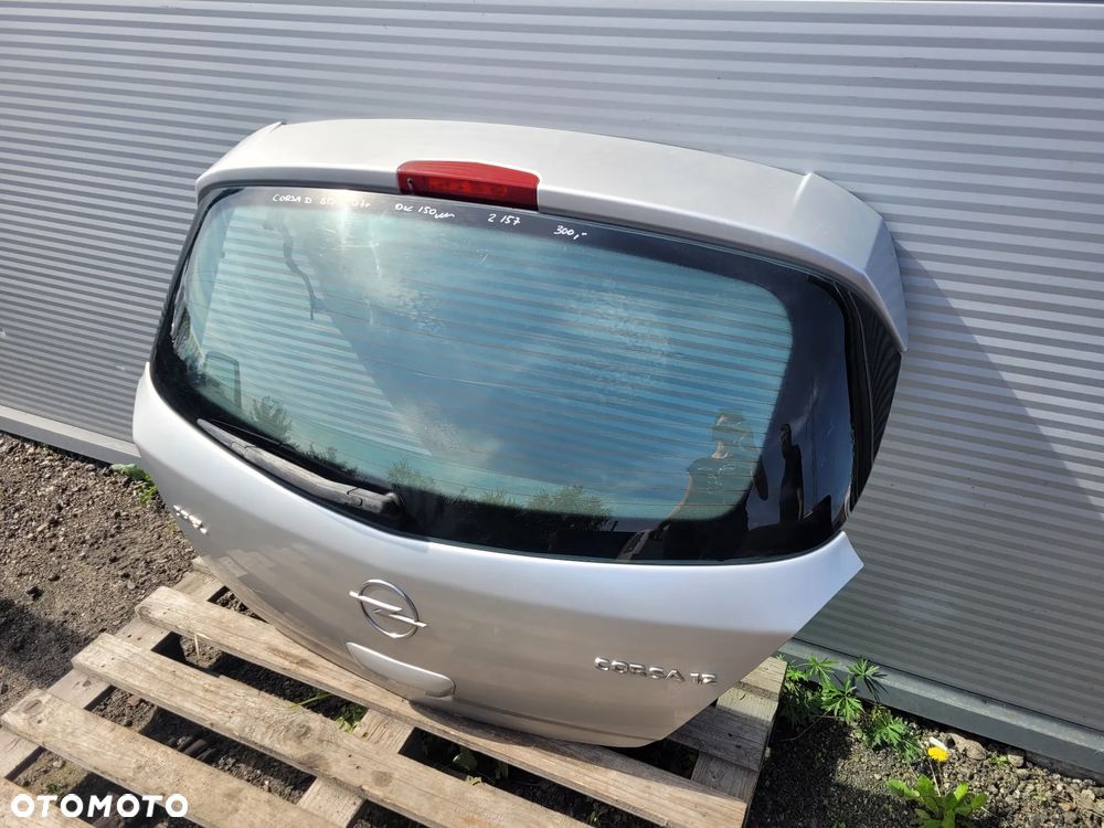 Opel Corsa D 5d 2007r Klapa bagaznika Z157 - 4