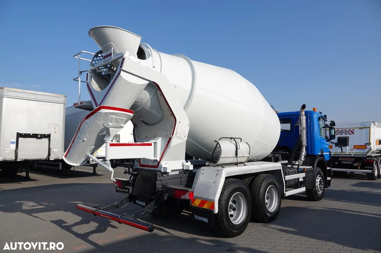Scania P 410 / 6x4 / BETONATOR / PEAR SCHWING STETTER / 7 mc / EURO 6 - 5