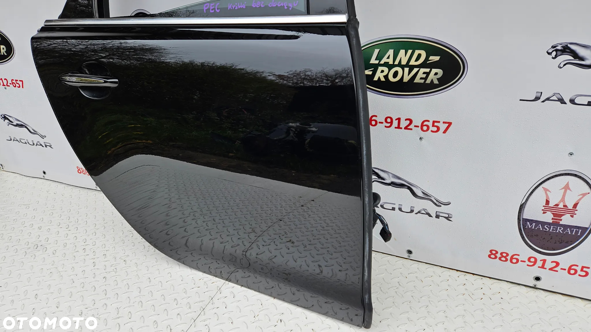 Jaguar XJ 351 KRÓTKI Drzwi tył prawy Drzwi tylne prawe KOLOR PEC oryginalny lakier - 6