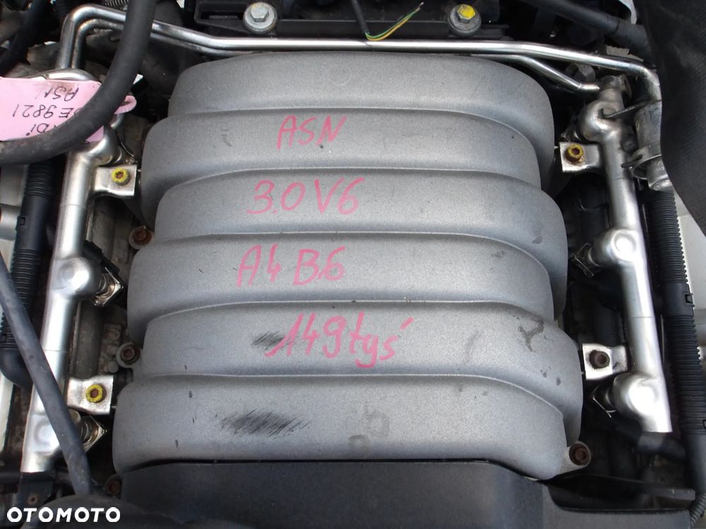 SILNIK KOMPLETNY AUDI A4 B6 3.0 V6 ASN 149 TYS - 2