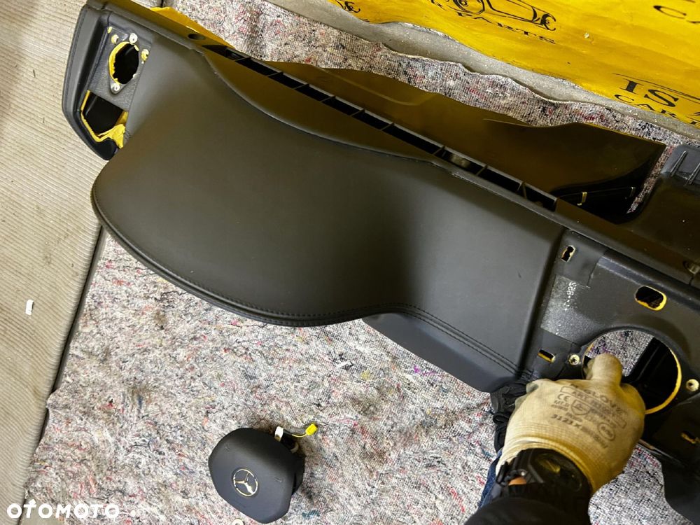 DESKA KOKPIT SKÓRA PASY PODUSZKI AIRBAG MERCEDES G63 AMG W463 LIFT LHD - 8