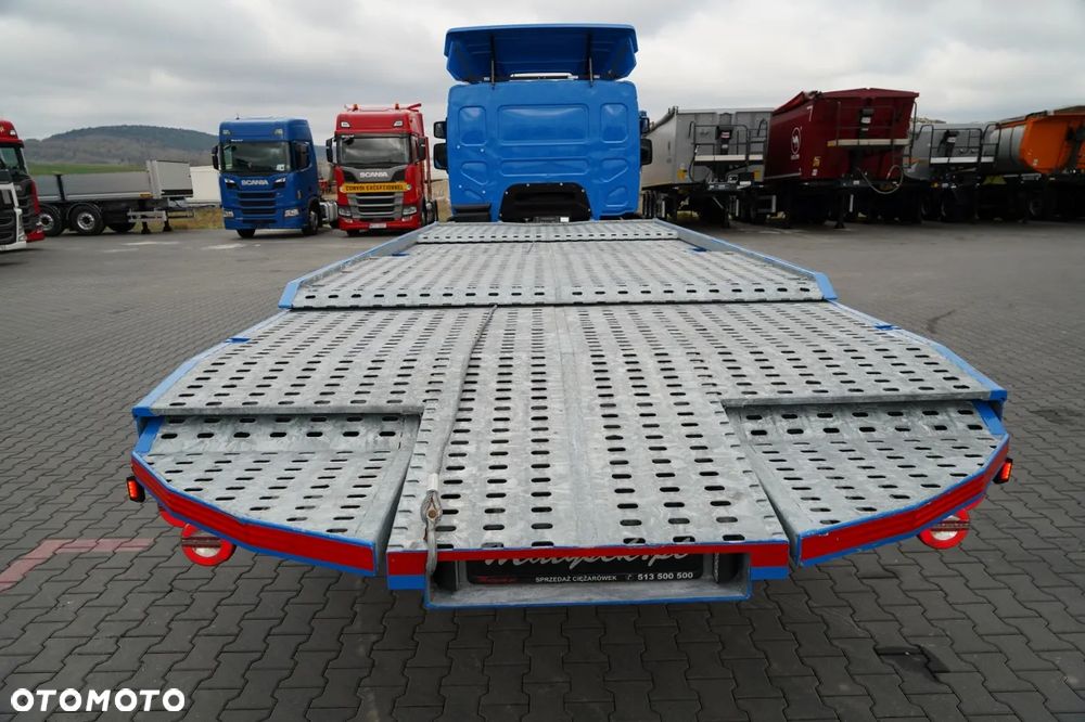 Renault D WIDE 380 DE11 / 4X2 / LAWETA 8 M / AUTOTRANSPORTER / PODEST / WYCIAGARKA / - 18