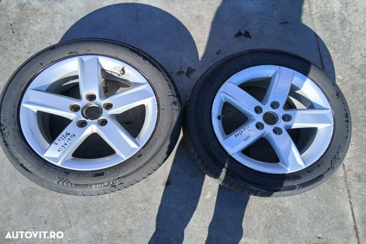 Janta aliaj cu anvelopa 16 4F0071496G 7JX16H2 ET42 205/55 R16 4F00714 - 1