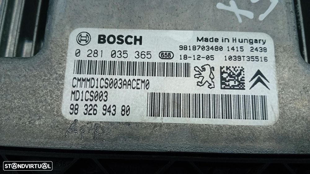 Centralina motor / ECU CITROËN C3 III (SX) - 4