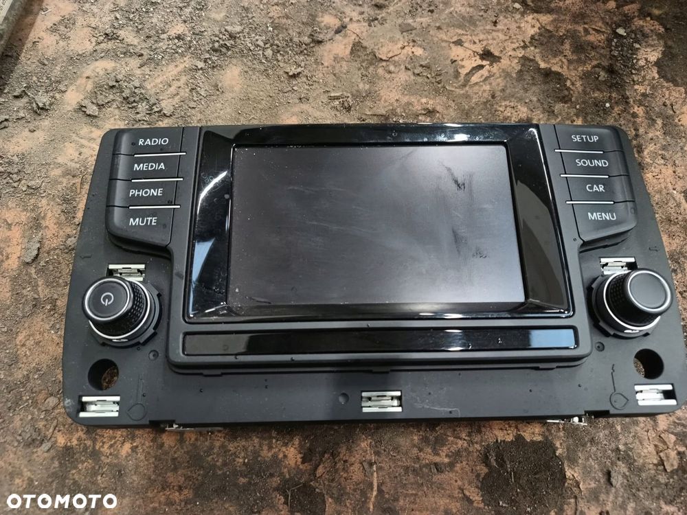 VW GOLF VII RADIO WYŚWIETLACZ 5G0919605 - 1